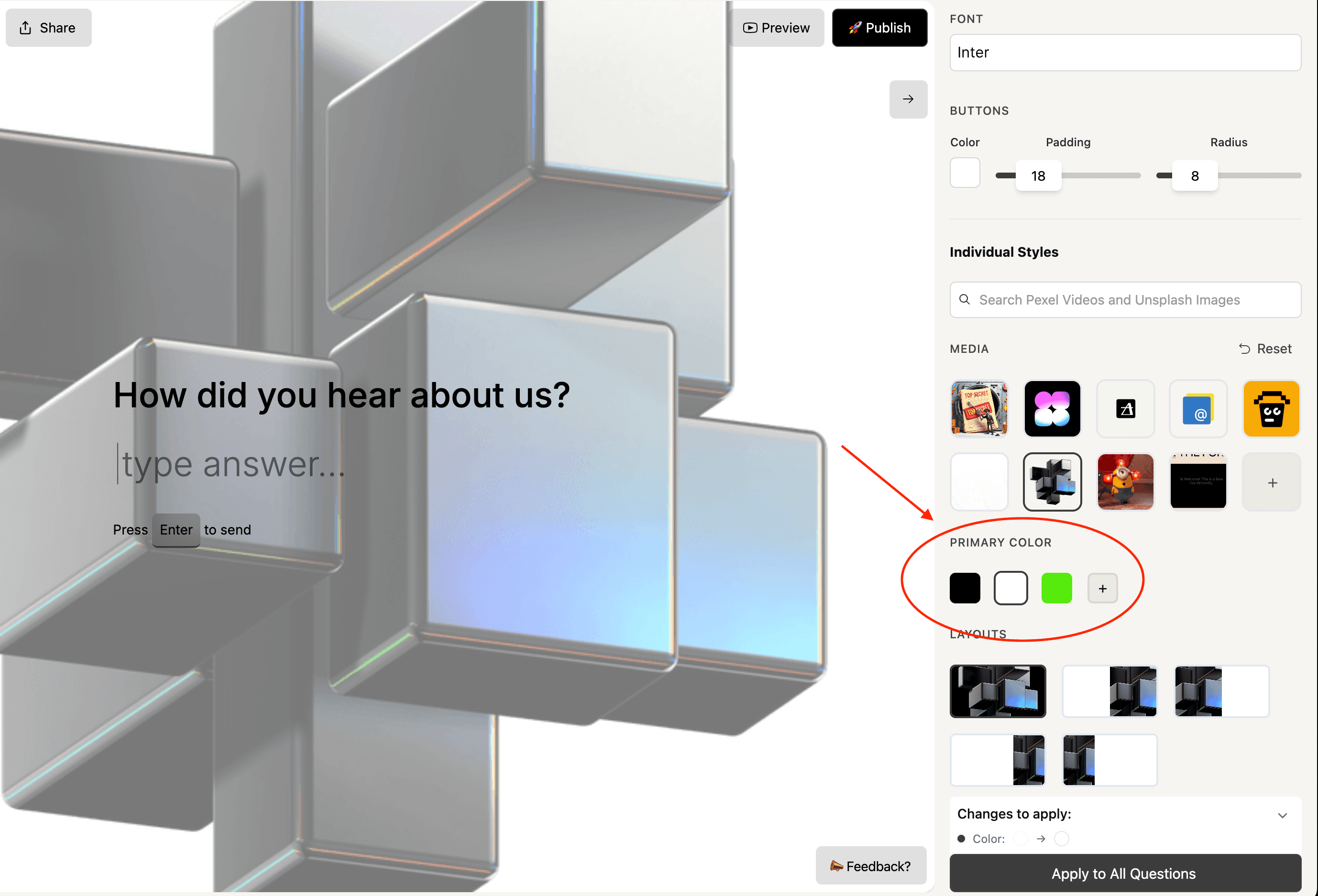 Choosing a color scheme for your Deformity