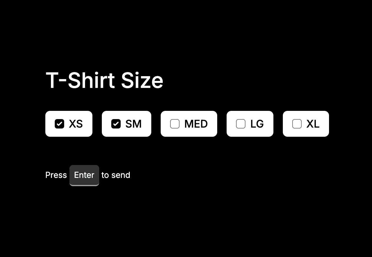 An example of a checkboxes field in Deformity