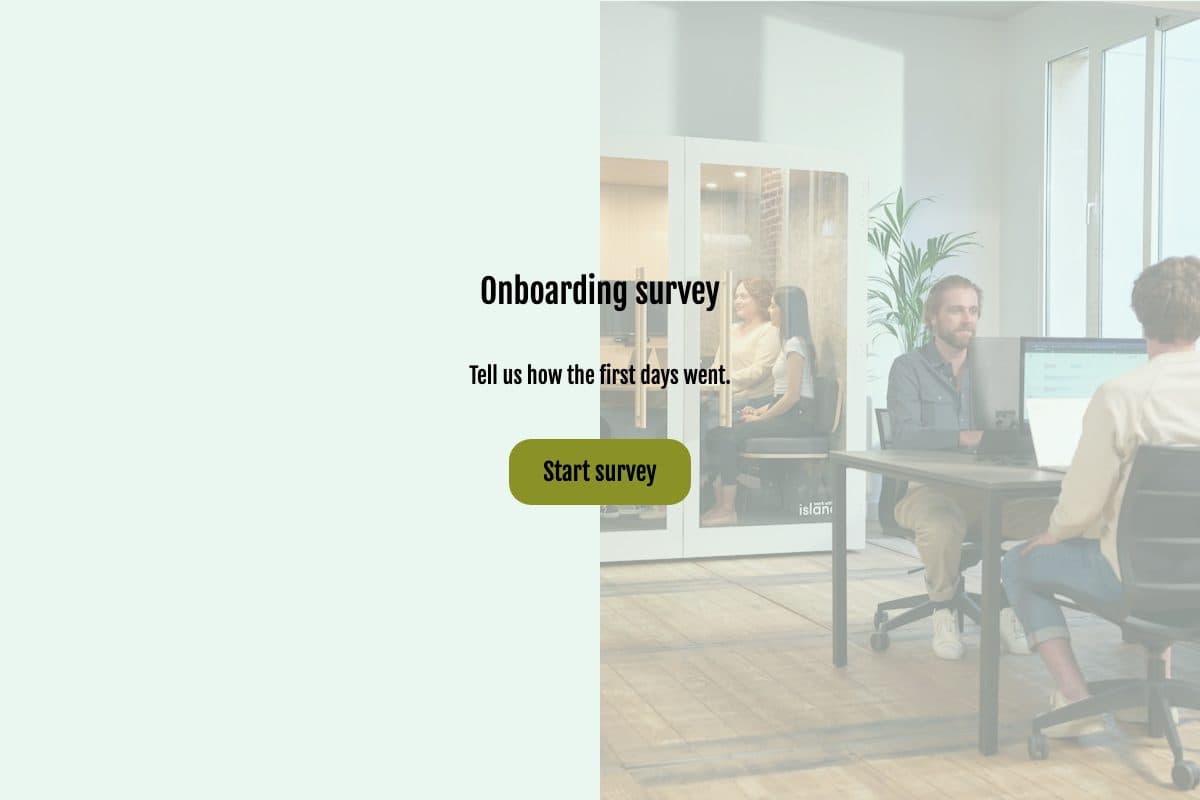 User onboarding survey template in Deformity