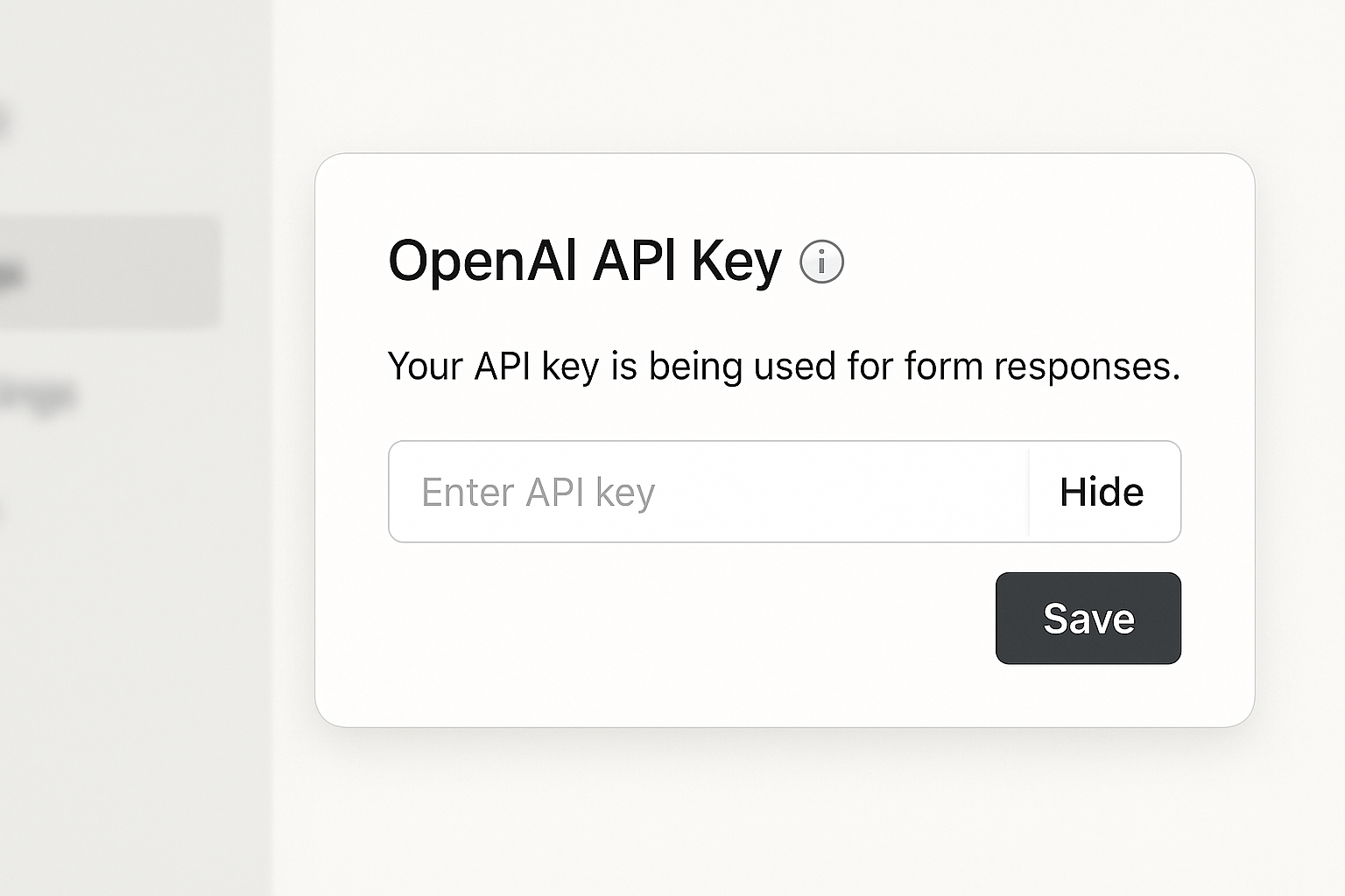 Using Your Own OpenAI API Key | Deformity Help